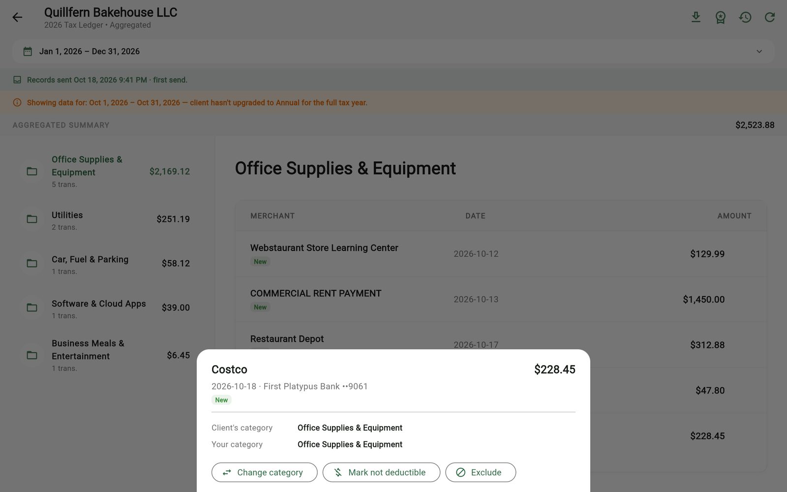 UncleLess: Adjust a line (CPA plan)